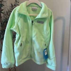 Columbia Mint Green Fleece Jacket